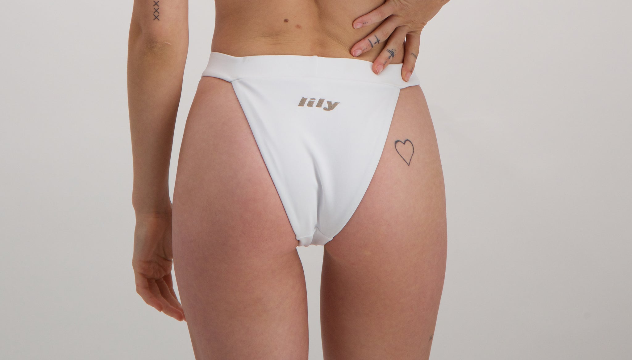 Iris bikini bottom 2.0 in Blanc